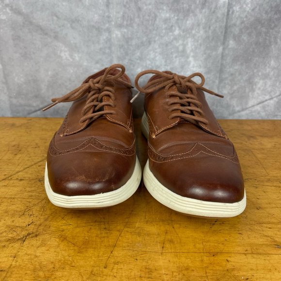 Cole Haan Mens Grand Tour Wing Oxford Woodbury Ivory Casual Shoes C29414 Sz 9M main image 4